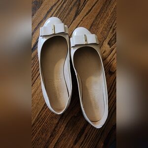 Aerosoles Women's Bow Flats Cream/Bone